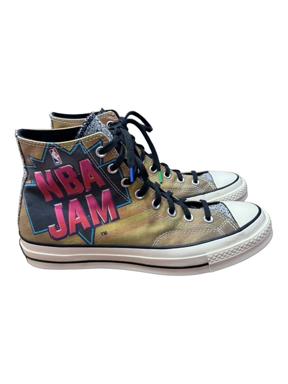Converse Chuck 70 HI X NBA JAM Arcade Casual Shoe Brown Solar Red Men 9.5